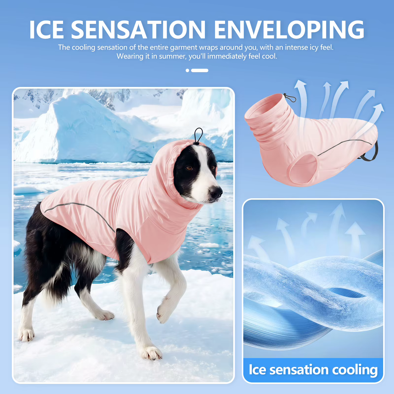 Pet Dog Sun Protective Clothing UV Shirt Cooling Clothes Breathable Pets Outdoor Coatb Dogs Cats Pet Clothing in Summer — image 4