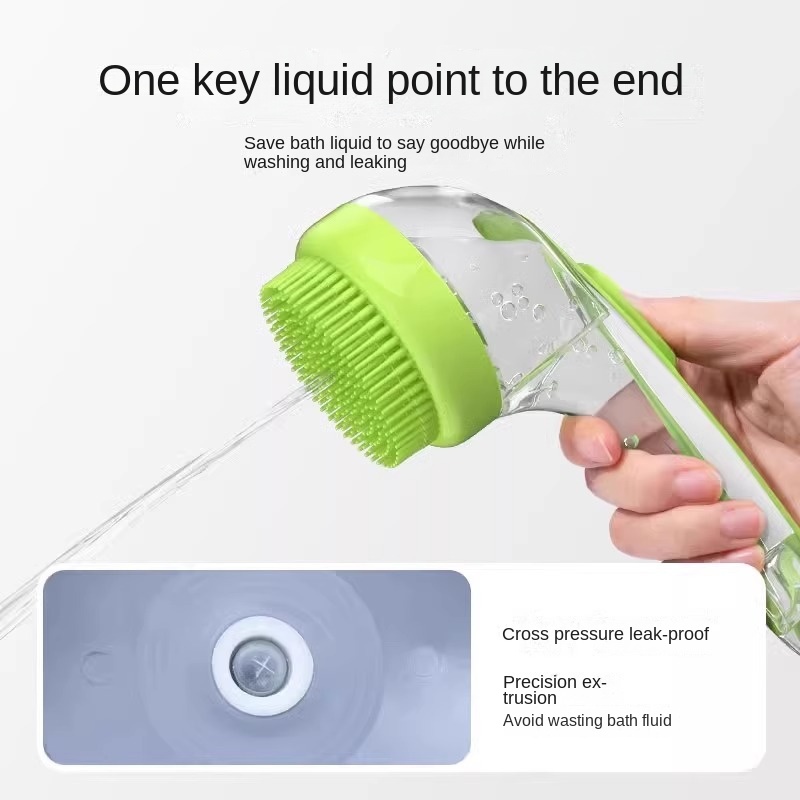 Pet Dog Bath Brush Cat Bath Brush Silicone Massage Shower Tool for Dogs Pet Supplies — image 3