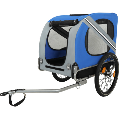 Large Folding Bike Trailer For Dogs 120LB Capacity All-Terrain Pet Carrier, Durable Steel Frame For Cycling, Jogging, Camping Outdoor Adventures — imagen 15