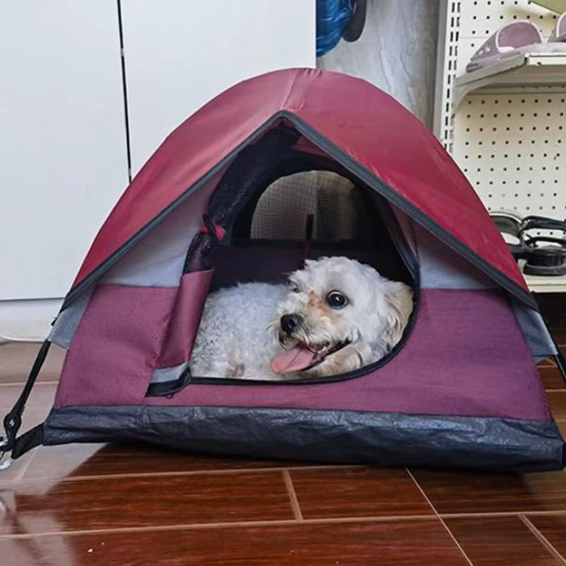 Casa de Tenda para Gatos Pequeña Casa Exterior para Mascotas Tenda Portátil para Perros y Gatos Pequeños — imagen 3