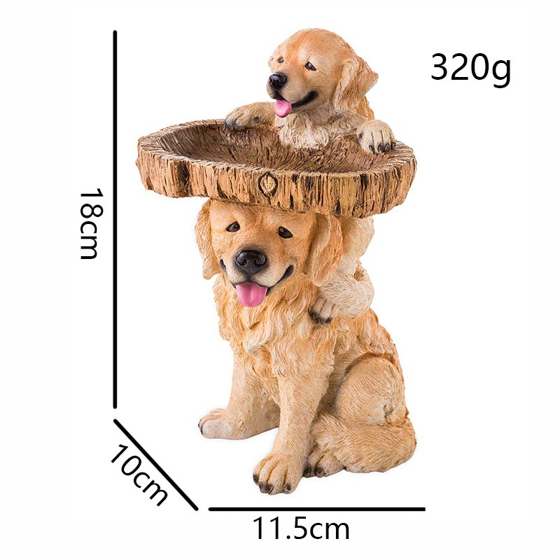 Garden Small Animal Resin Bird Feeder Hummingbird Bathtub Outdoor Decorative Ornaments Sculpture Resin — image 6