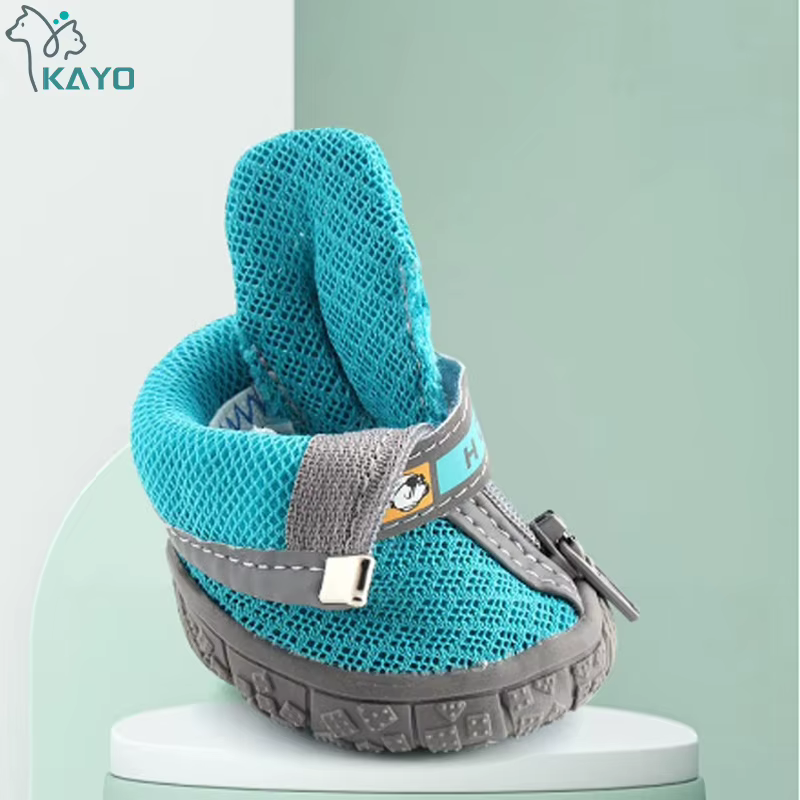 Zapatillas de Perro de Red para Pequeños Perros - Transpirables, Suaves y Reflejos para Caminar y Escalar — imagen 3