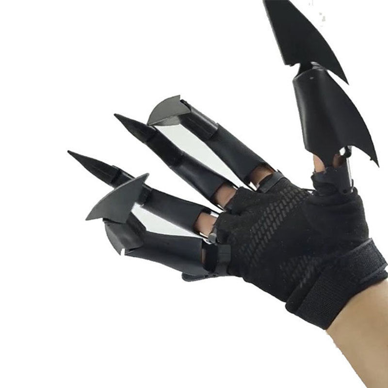 Garras de Dragón Negro - Manos Flexibles y Cambiables para Juegos de Halloween, Accesorios de Terror y Fantasía — imagen 2