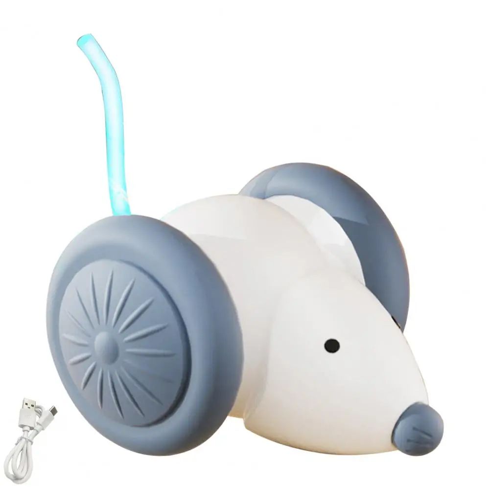 Cat Toys Interactive Electric Mouse Cat Toy Automatic Cat Teasing Stick Pet Supplies — image 1