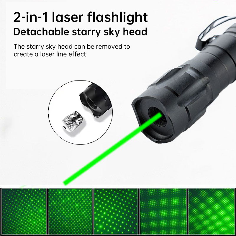 Mini 2-in-1 Portable Green Laser Pointer & LED Training Torch – Interactive Bright Light Pen Toy for Cats and Pets — image 9