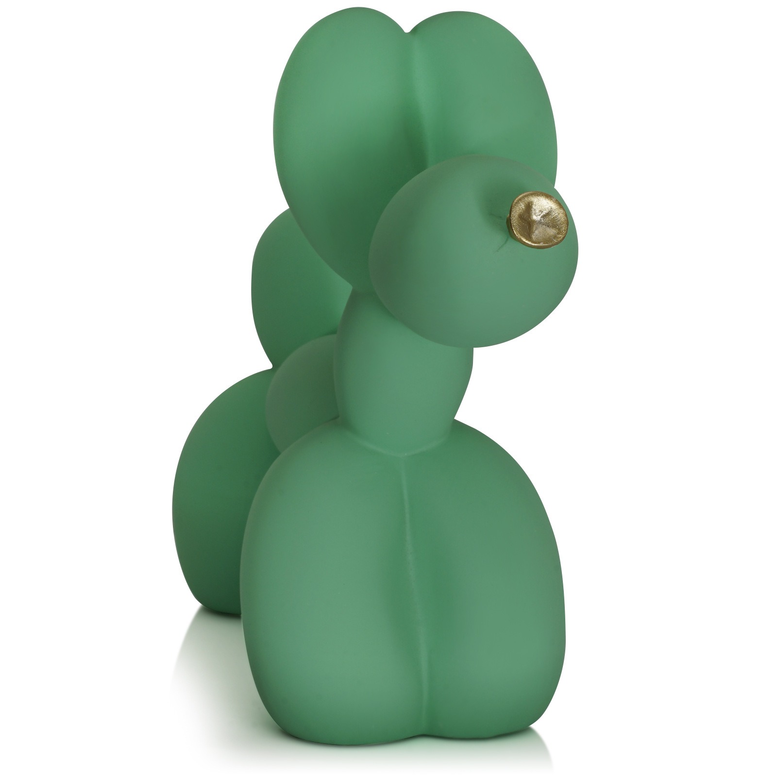 Perro de globo verde decorativo simple para el hogar — imagen 3