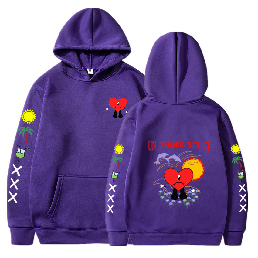 Bad Bunny Un Verano Sin Ti Album Graphic Hooded Unisex Sweatshirt — image 14