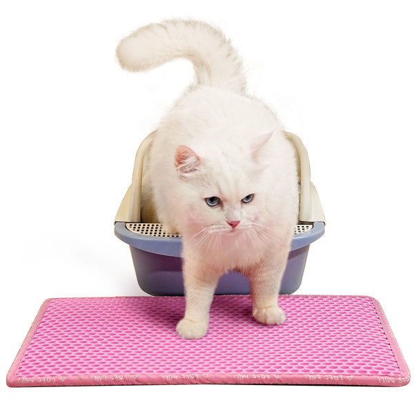 Double Layer Rice Shaped Cat Litter Pad — imagen 1