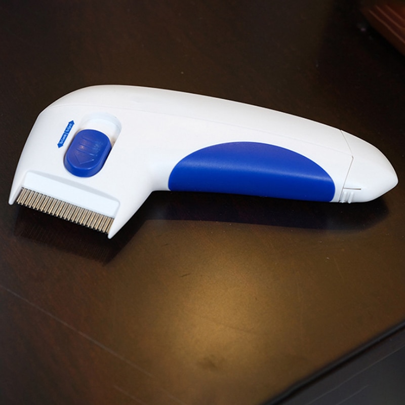 Practical Electric Head Pet Comb Electric Terminator Anti Removal Kill Lice Cleaner Puppies Fleas Electronic Lice Comb Cat Dog — image 1