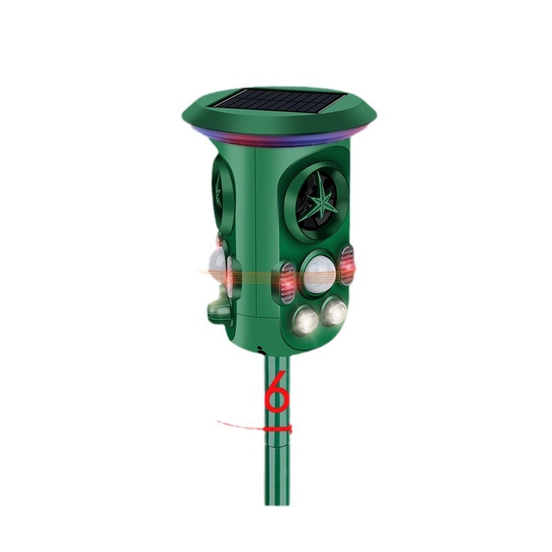 360° Solar Animal Repeller Animal Alarm Intelligent Sensor Cat and Dog Repeller — image 3