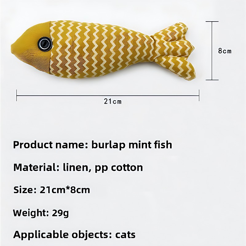 Juguetes de Peces Menta para Mascotas - Se Emiten Tres Colores Aleatorios, Oficiales Deben Ingresar, Juguetes de Peces Menta, Adecuados Para Gatos de Todas Las Edades — imagen 3