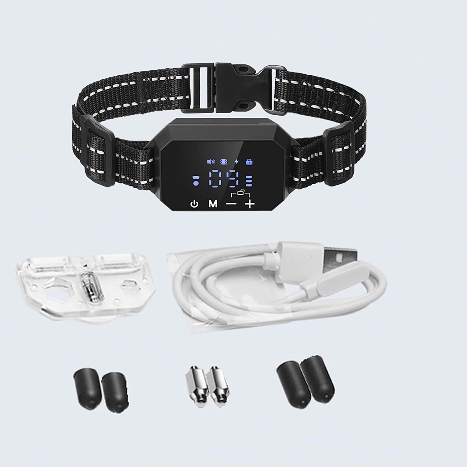 GPS Wireless Dog Fence, Electric Shock Vibrate, Range Adjustable Warning Strength, Rechargeable, Pet Containme — image 5