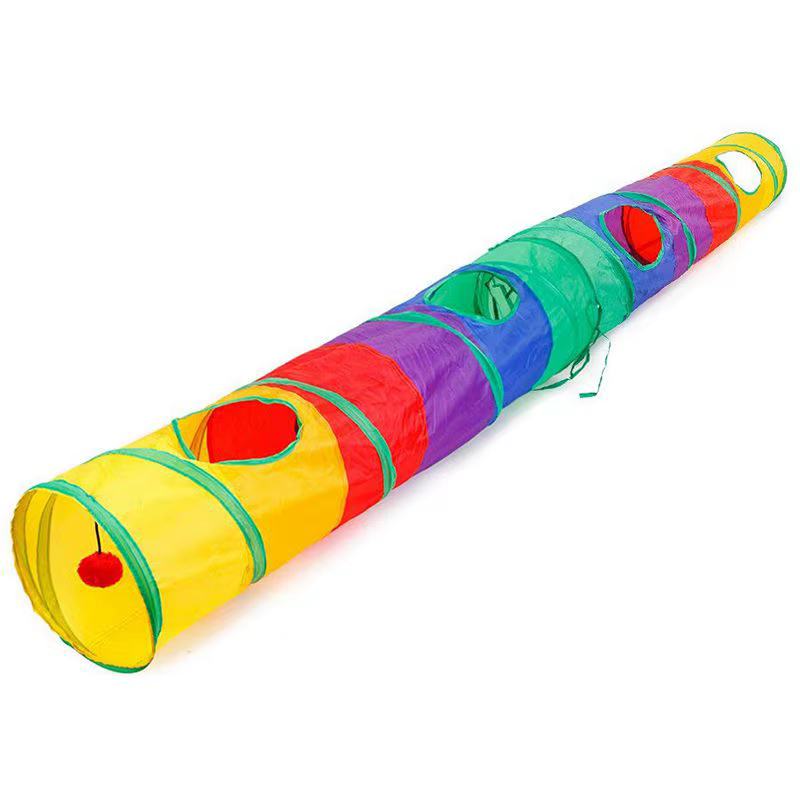 Túnel de Juego Colapsable para Gatos y Perros - Tubo de Entretenimiento Práctico — imagen 1