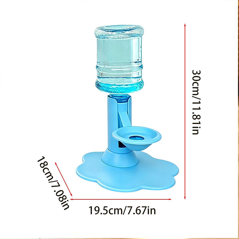 Gravity Cat Water Dispenser, No Electricity, Filter-Free, Adjustable Height Pet Fountain for Cats & Small Dogs — image 1