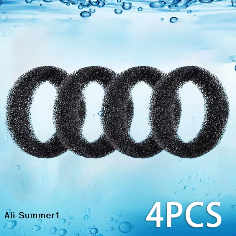 Filtro de Fuente para Mascotas 4 piezas – Filtro Redondo de Espuma para Agua de Gato, Filtro de Esponja de Agua para Fuente de Gato, Reemplazo — imagen 4