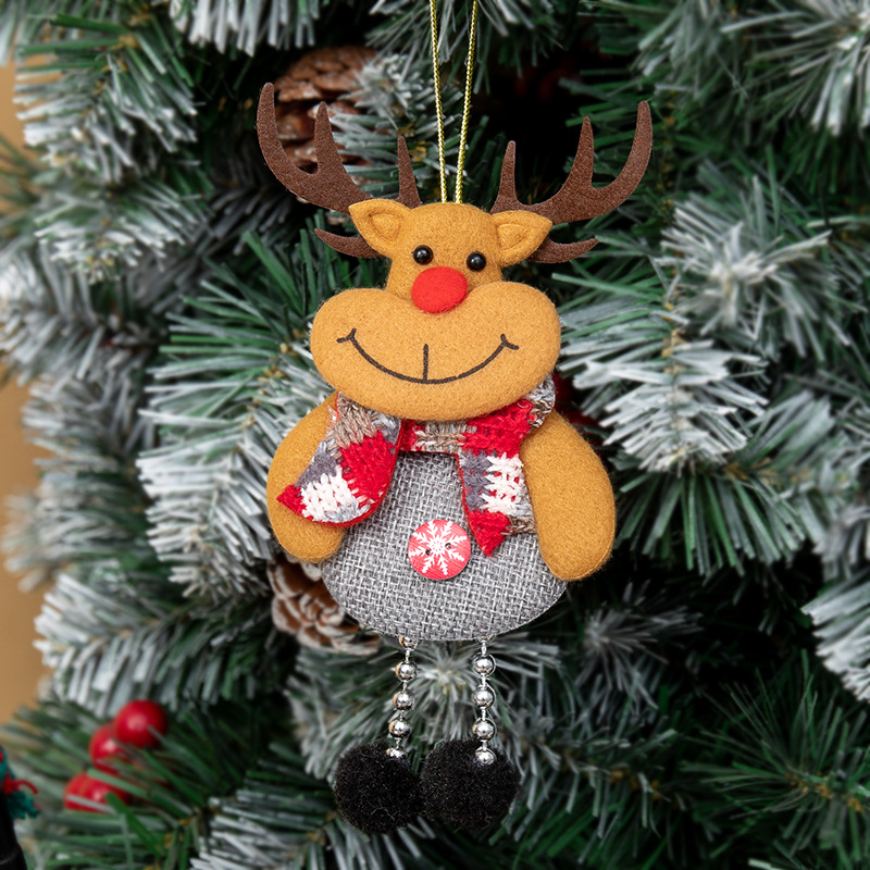 Decorative items for elderly people, snowmen, reindeer ornaments, Christmas tree accessories — image 8