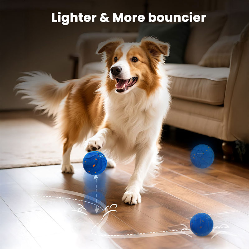 Pelota Interactiva para Perros: Materiales E-TPU, Movimiento Inteligente con Salto y Girar Aleatorio, Juguete Auténtico Resbalón y Chupón Seguro — imagen 2