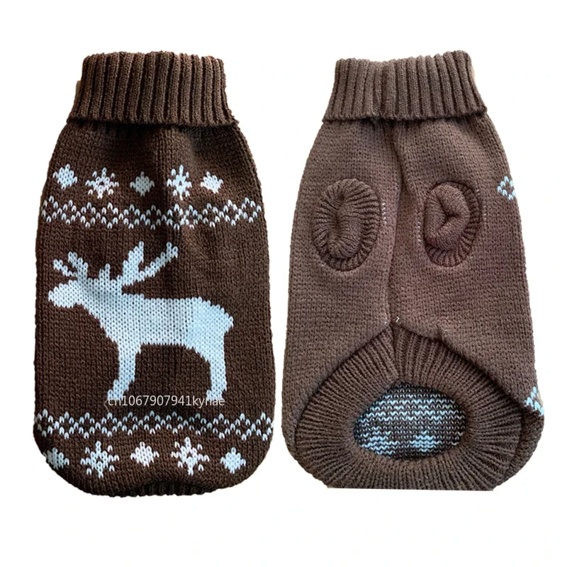 Chaquetón de Invierno para Perros Pequeños y Medianos, Sweater de Lana para Cachorros y Gatos — imagen 4