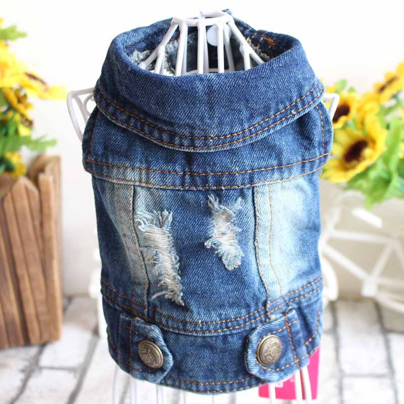 Ropa de Perro con Brotes de Mosca - Traje Cowboy para Pequeños Perros - Chaqueta para Chihuahuas — imagen 3