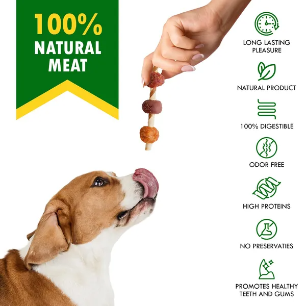 Tocinos Orgánicos para Perros con Pavo y Pollo de Grado Humano, Sin Granos, Snacks Secos Naturales y Saludables para Cachorros Grandes y Pequeños — imagen 3