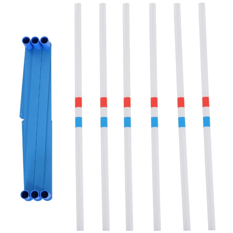 Dog Agility Equipment Dog Weave Pole Set Agility Starter Kit Pet Outdoor Exercise Training Set — image 4