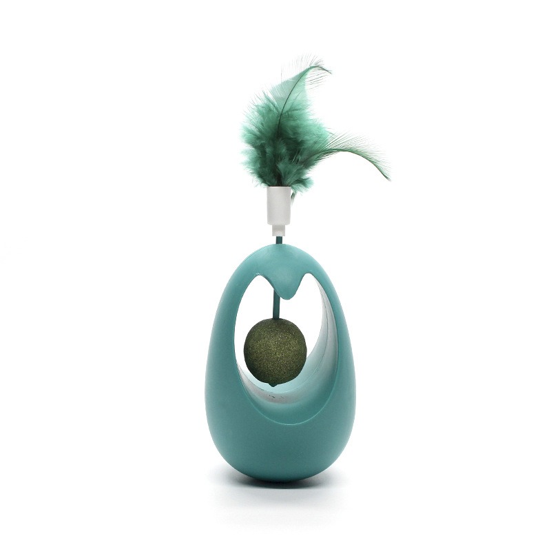 Cat Mint Ball Stubborn Cat Teasing Stick Grinding Teeth Cleaning Wooden Polygonum Cat Snacks — image 1