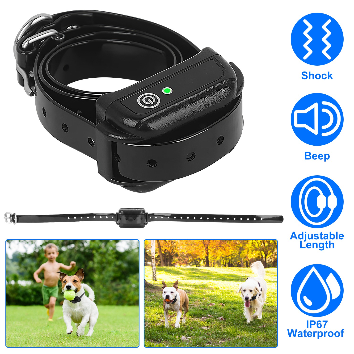 1 Juego de Cerca Eléctrica Inalámbrica para Perros Sistema de Contención Perimetral con Descarga, Collar de Entrenamiento Eléctrico para Perros Pequeños, Medianos y Grandes — imagen 7