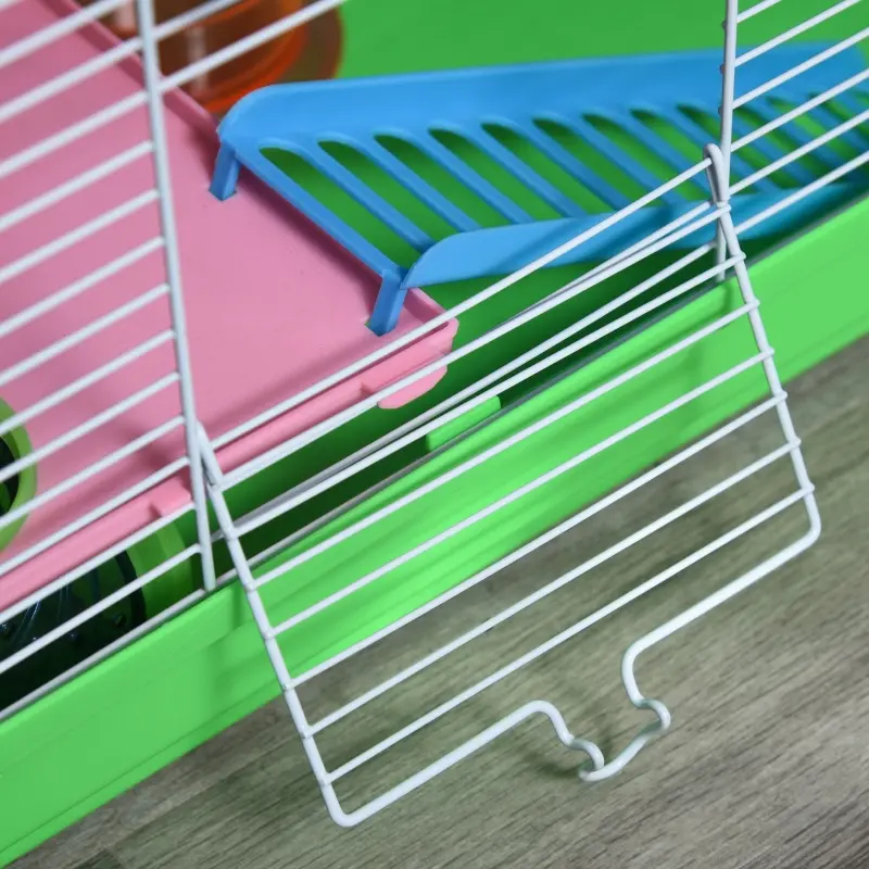 5 Tiers Hamster Cage Portable Animal Travel Carrier W Exercise Wheels Tube — imagen 12