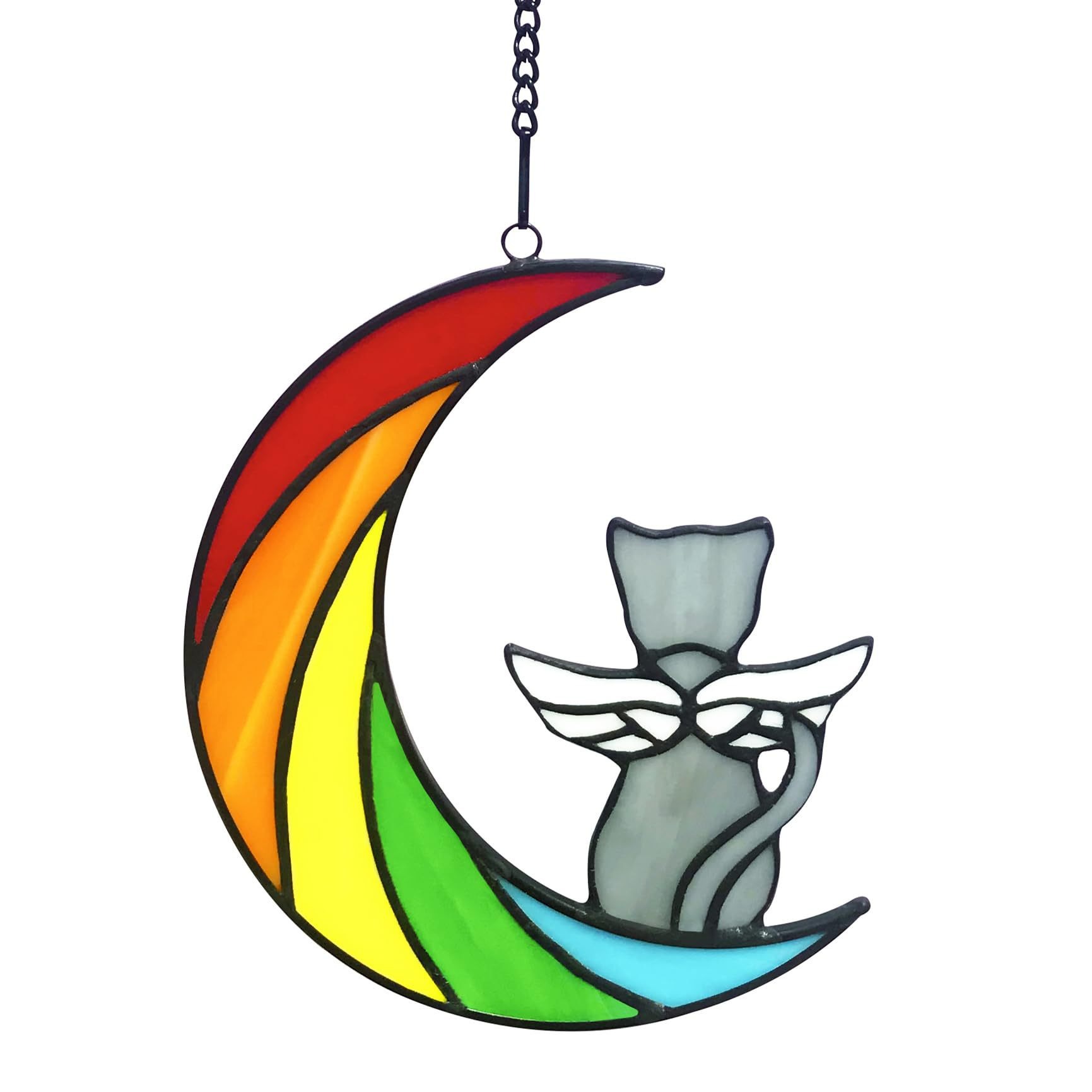 Cat enthusiast commemorative gift cute cat acrylic flat home window wall outdoor decoration pendant — image 2