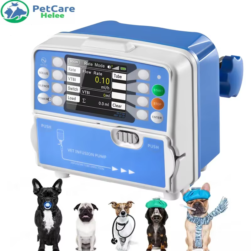 Suministro de Equipo Médico Veterinario Bomba de Infusión Eléctrica para IV, Bomba de Infusión Veterinaria más Vendida
