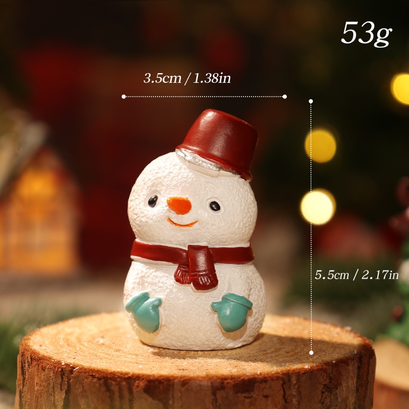 Christmas Resin Reindeer Figurine Creative Christmas Decoration Ornament for Holiday Display — image 5