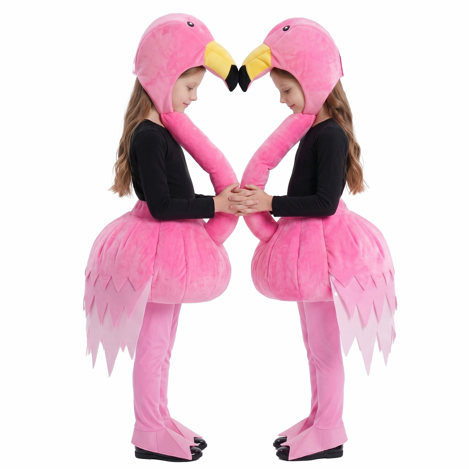 Halloween Kids Flamingo Animal Costume Inflatable Stage Performance Costume Party Cosplay Outfit — image 3