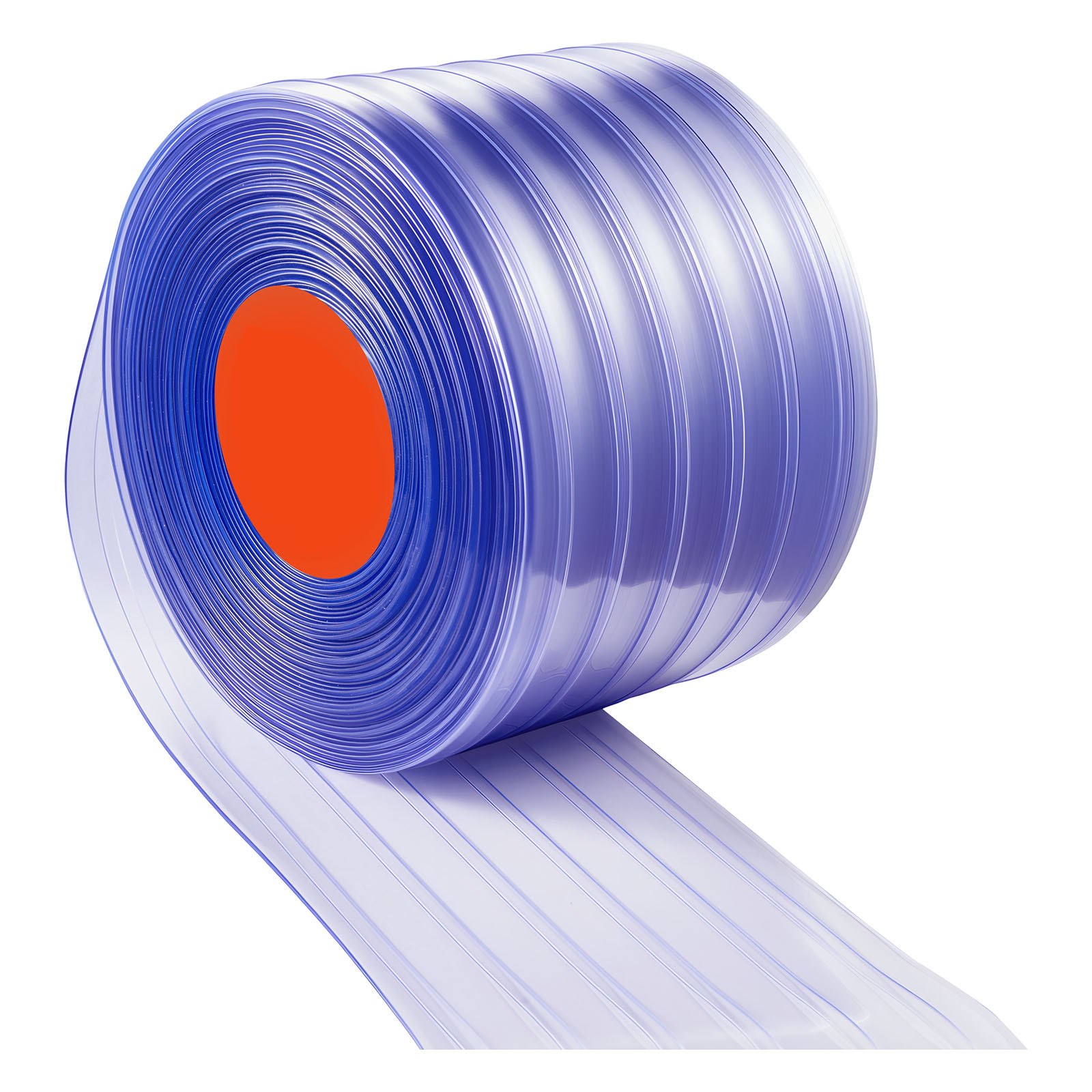 Cortina de Tela PVC Transparente, 150 pies de largo x 12 pulgadas de ancho, Cortina Plástica para Puertas en Rollo, Curtiduras para Almacenes, Garajes y Hogares con Animales — imagen 1
