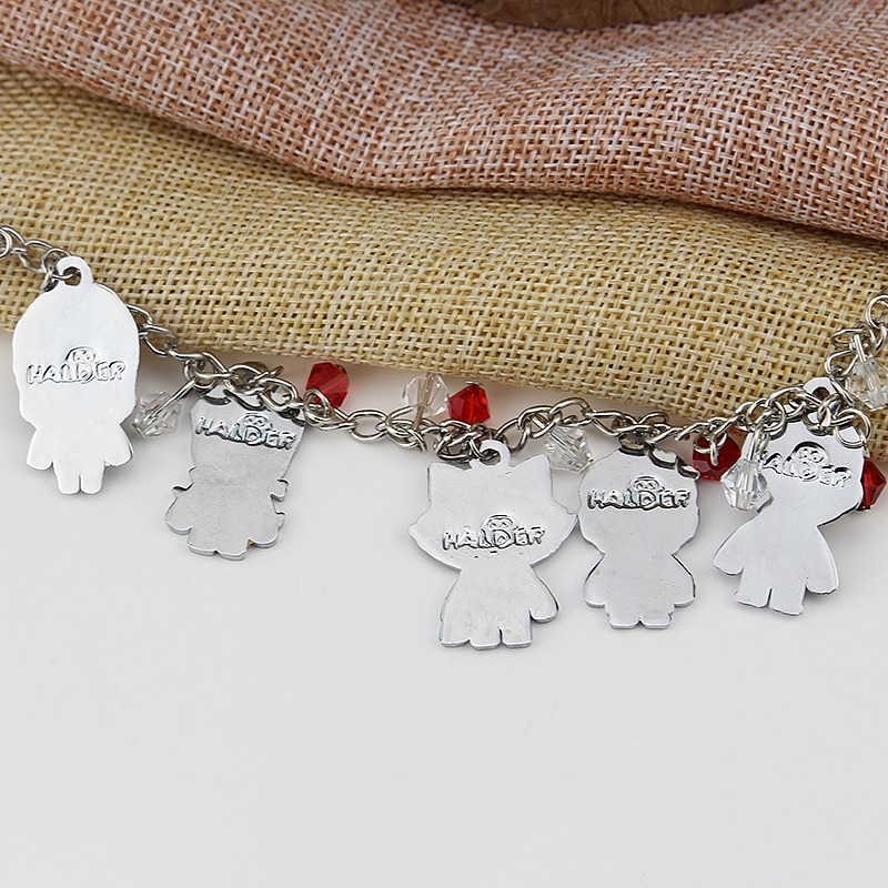 Collares de Charms Clásicos de Películas Guardianes De La Galaxia Joyería Marvel Comics Raccoón Superhéroico Collar y Pulsera — imagen 5