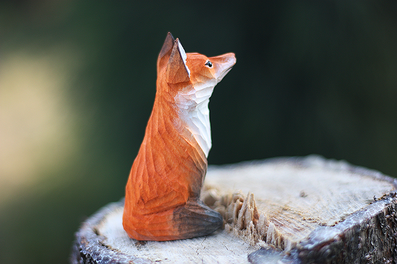 Creative Wooden Cat Trinkets Crafts Handmade Wood Carving — image 30