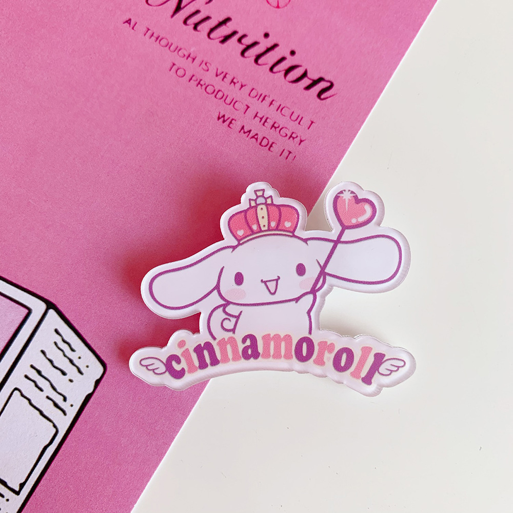 Broche de Acetato Corte y Creativo con Pupita de Cartón Adorables para Niñas Accesorios para Ropa Bolsos Pendientes — imagen 11