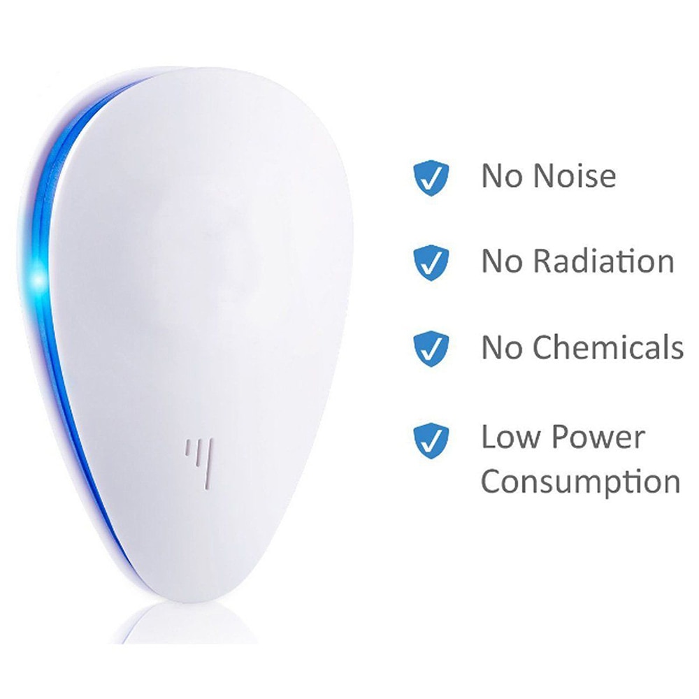 Repelente Ultrasonico de Plagas y Mosquitos Eliminador Electrónico contra Roedores, Ratones, Cucarachas, Arañas y Insectos — imagen 4