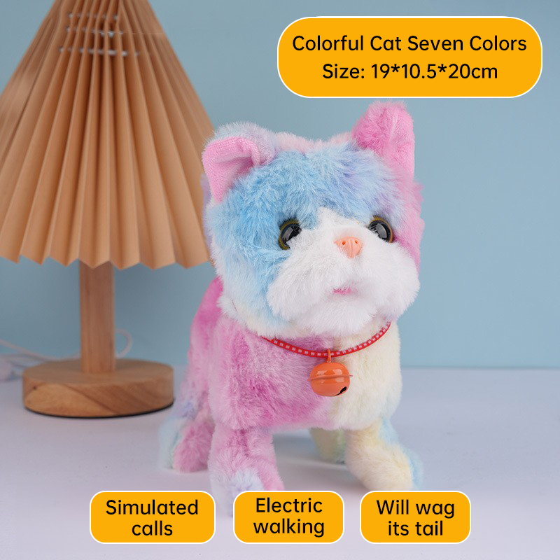 Gato Electrónico Realista con Acciones de Caminar y Ladrar para Mantener a Tu Mascota Activa y Entretenida — imagen 1