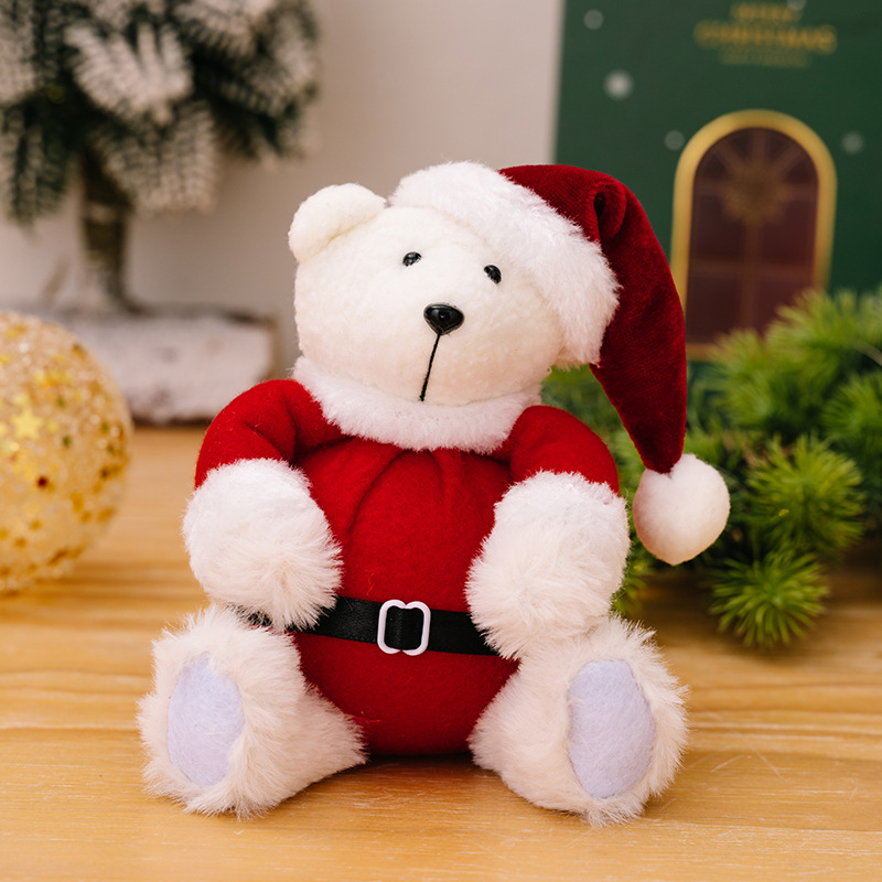 Christmas teddy bear figurine ornament — image 7