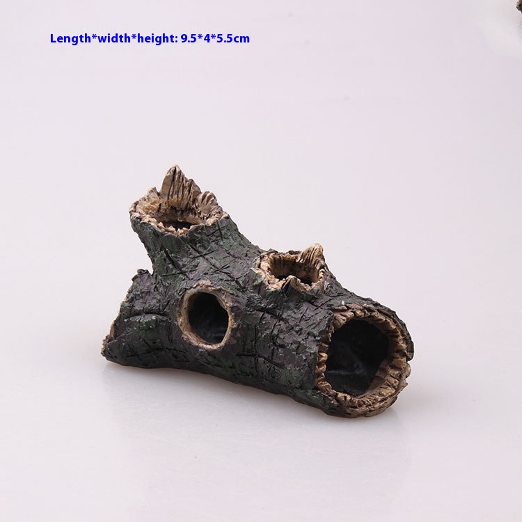 Decoración de Acuario en Miniatura - Árbol Seco Resina con Cangrejos — imagen 5