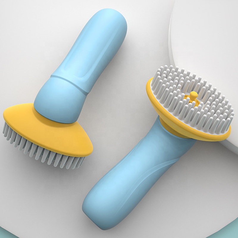 Handheld Pet Bath Brush Cleaning Grooming Tools Cleaning Supplies Pet Bath Brush — image 2