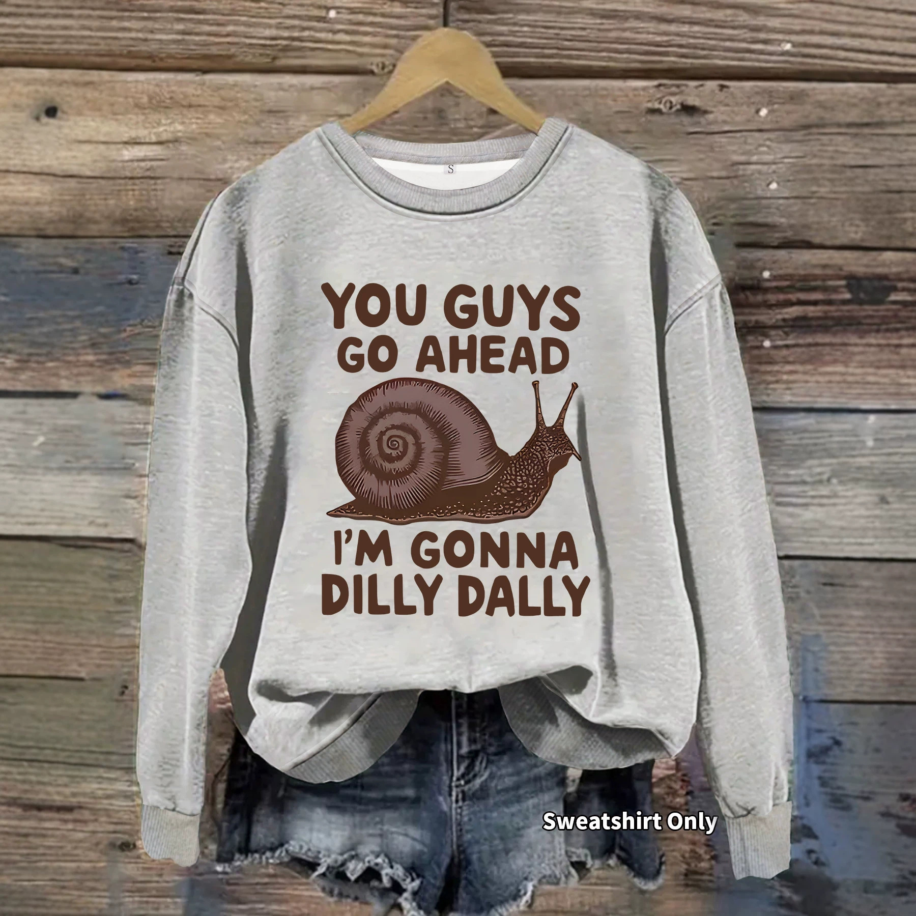 Snail print hoodie for women — image 4