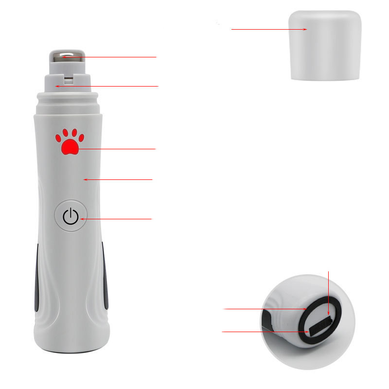 Afilador de Uñas para Mascotas con Alimentación USB — imagen 2