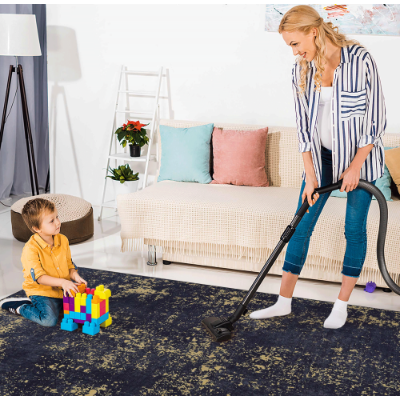 LOOM LUXE 5x8 Area Rug For Bedroom, Washable Rug, Low-Pile, Non-Slip, Non-Shedding, Foldable, Kid Pet Friendly - Area Rugs For Living Room, Bedroom, Kitchen Wedding Gift — image 9