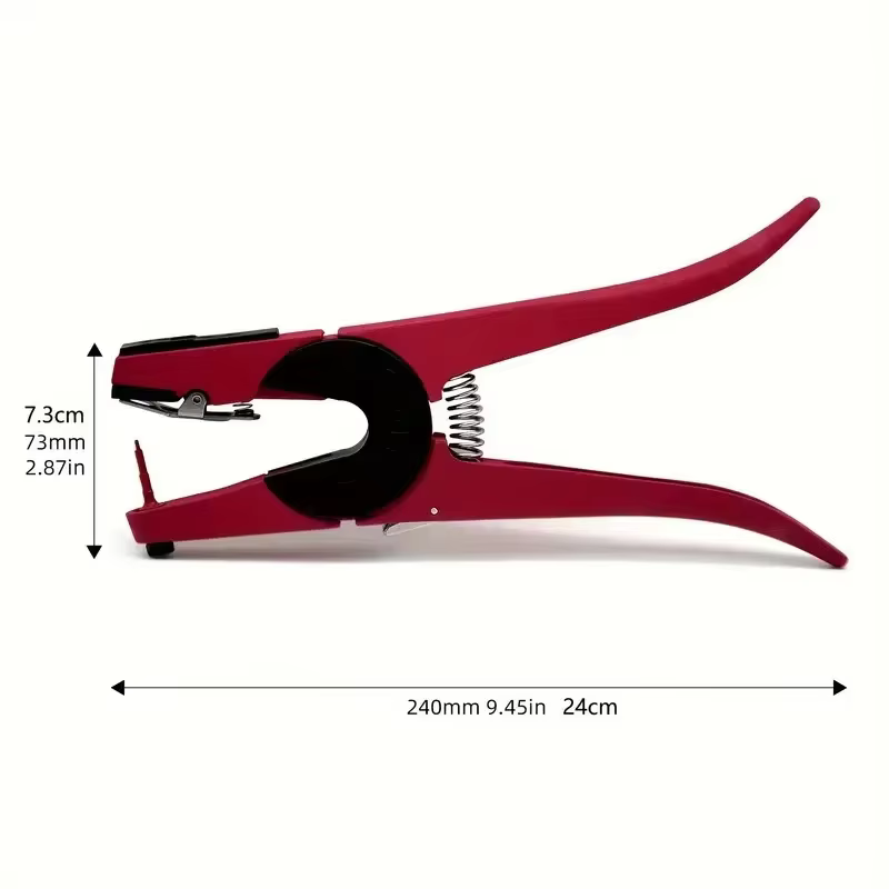 Ear Tag Pliers Livestock Animal Ear Tagging Gun Applicator For Sheep Goat Pig Cattle Rabbit Veterinary Marker Clamp Neddle — image 3