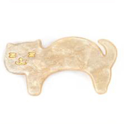 Women Animals Hair Accessories Solid Color Cartoon Cat Hairpins Jewelry Acrylic Buckbill Hair Clip Headwear — image 7