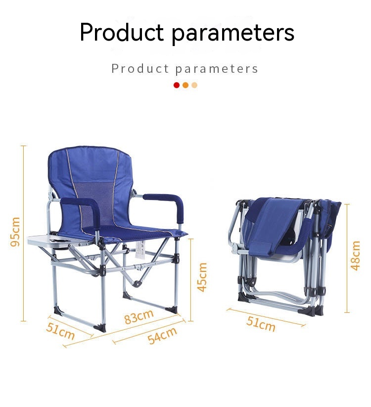 Silla de Camping, Pesca y Playa Reclinable Plegable — imagen 4