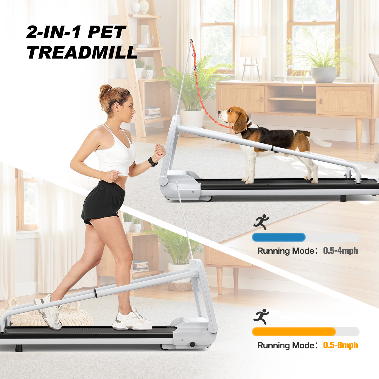 New Quiet Smart Pet Treadmill, Adjustable Speed, Perfect For Small Medium Dogs — image 6