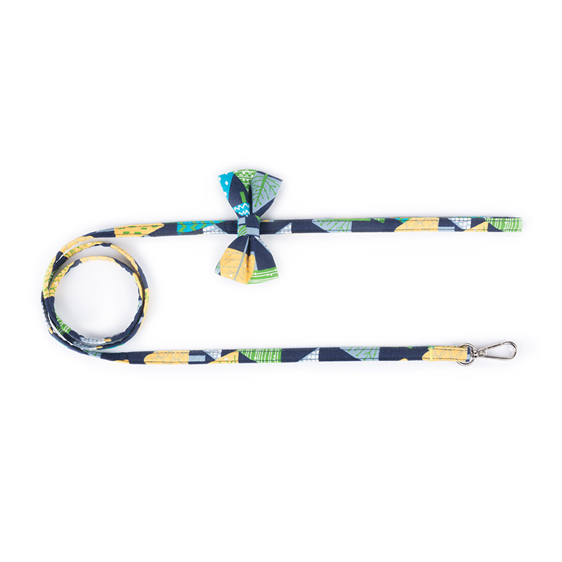 Flowers Printing New Small Fresh Korean Version Leash Cotton Teddy Bear Leash Dog Leash — image 5