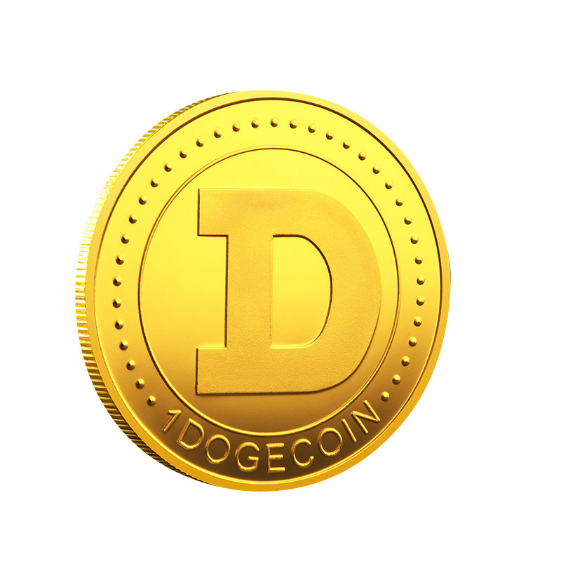 Moneda Comemorativa de Oro Galvanizado con Patrón Cómico de Perros para Coleccionistas y Regalos Dogecoin — imagen 10